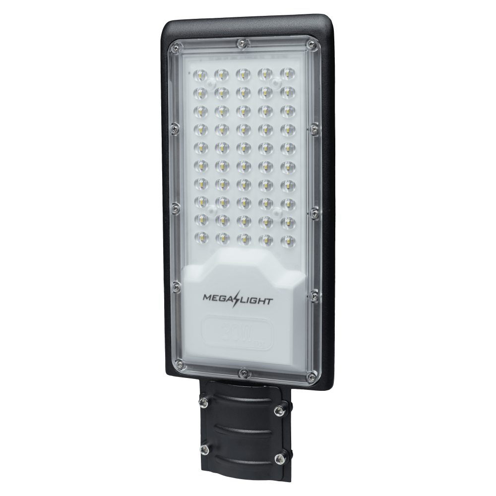 Світлодіодний вуличний світильник MEGALIGHT 30Вт 2700Lm AC100-265V 6500K (RAY30)